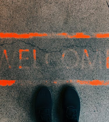 Welcome sign indicating why great onboarding is important