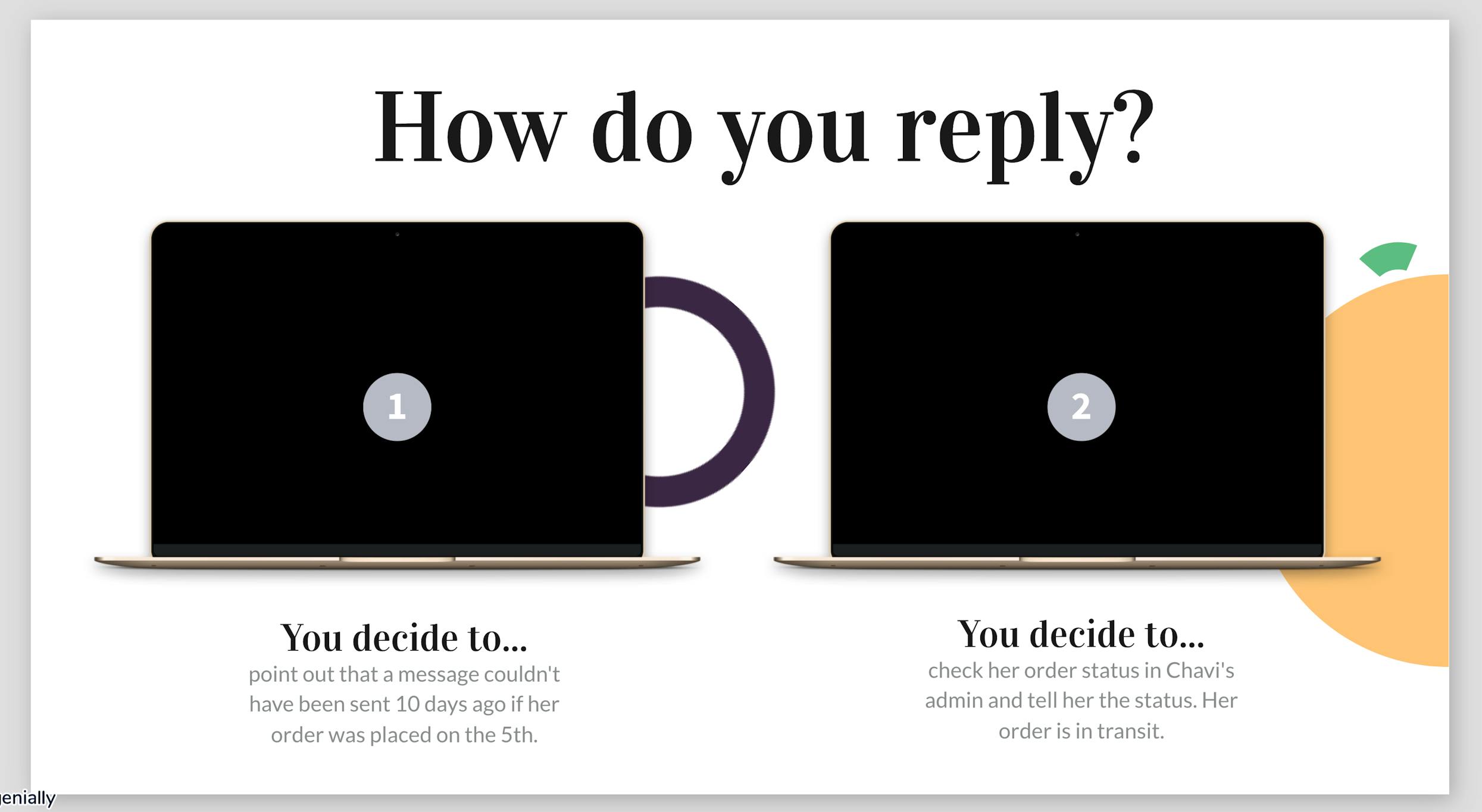 Genially branching scenario 