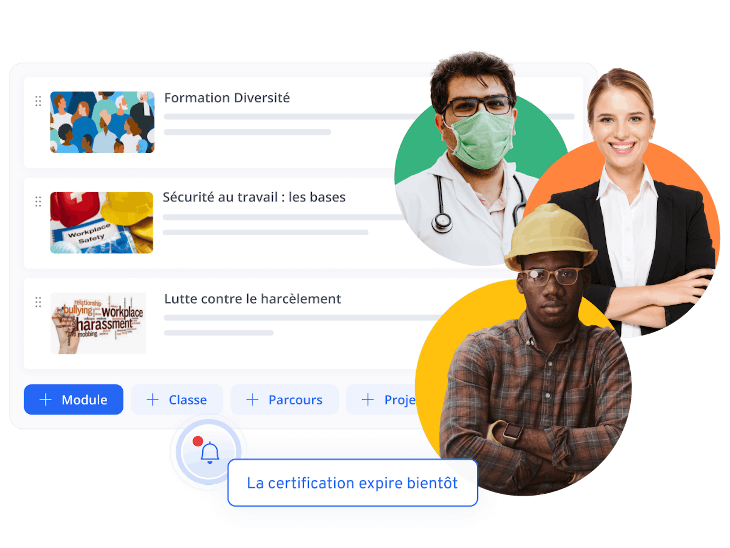 La formation réglementaire, différemment